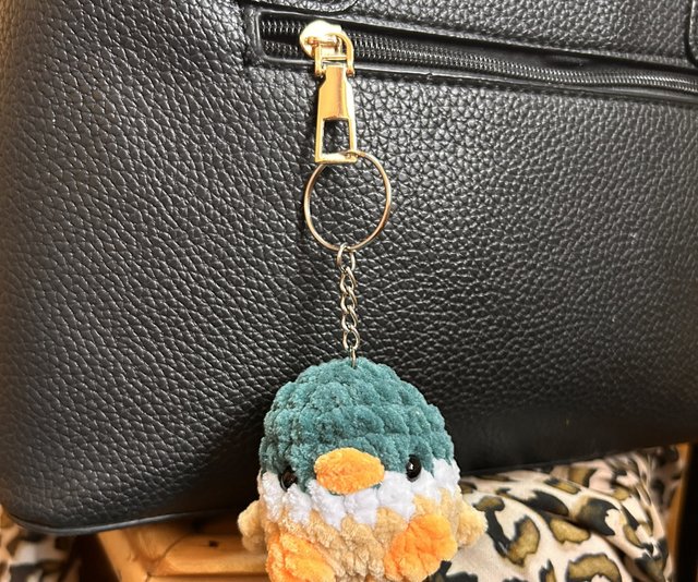 Porte-clés Canard Cole Vert