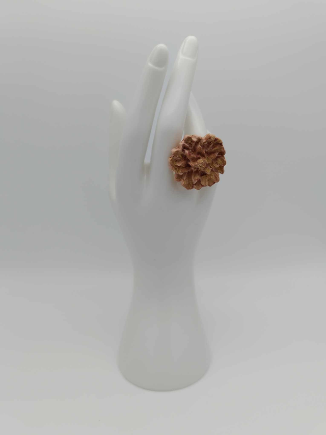 Bague en porcelaine froide Dahlia 