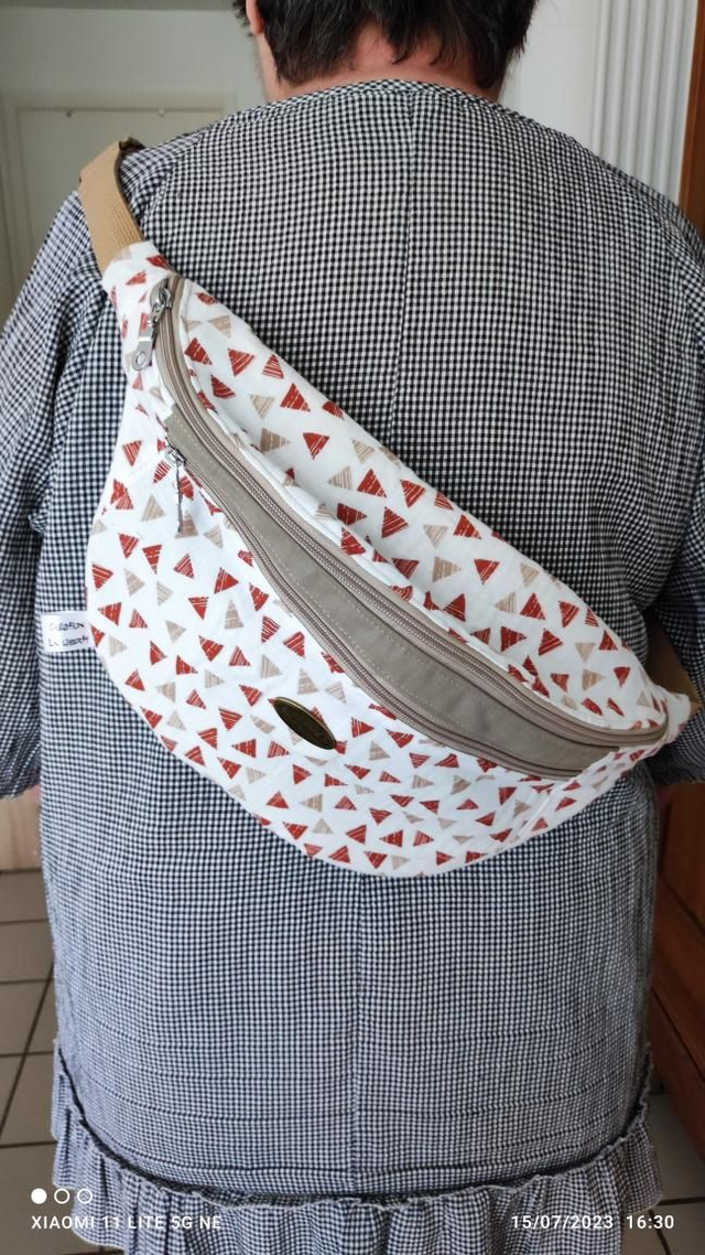 Sac banane double gaze XL