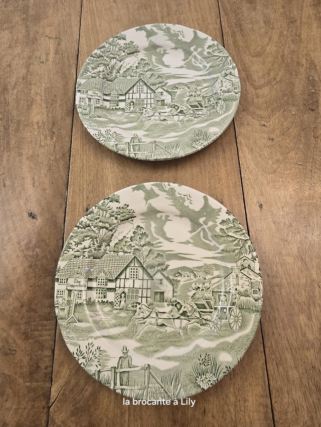 Assiettes à dessert Luneville 