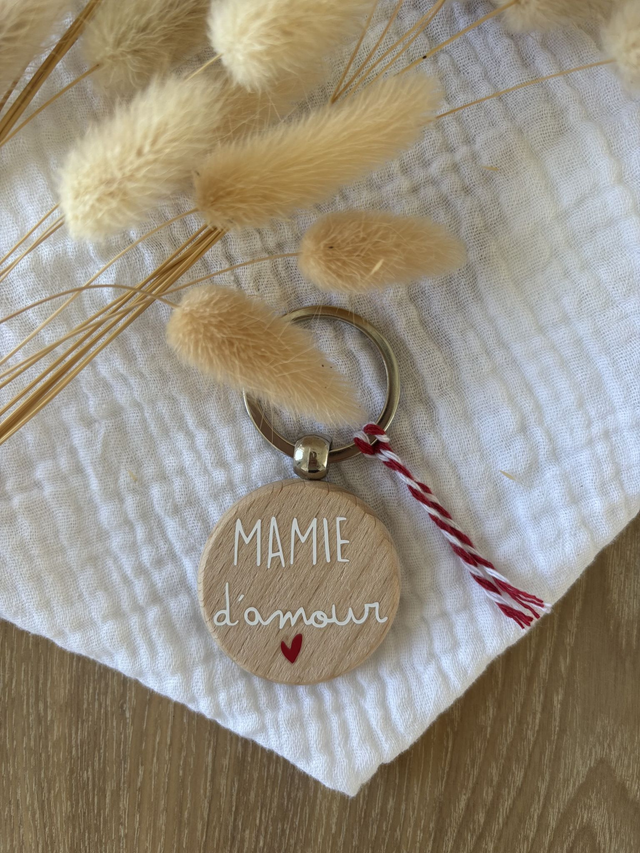 Porte-clés - Mamie d'amour