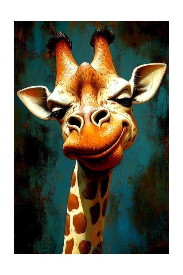 Giraffe Animals Art Print