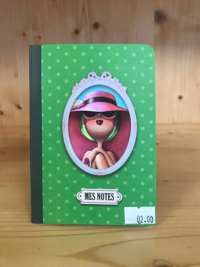 Petit carnet vert