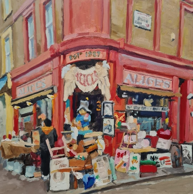 Print 'Alice's on Portobello Road' 