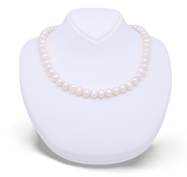 Klassische Süßwasserperlenkette - Kiara