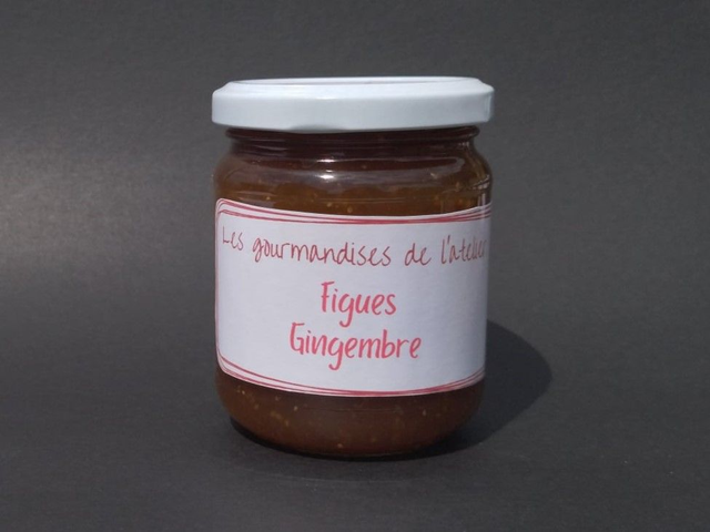 Confiture de figues et gingembre - 250g