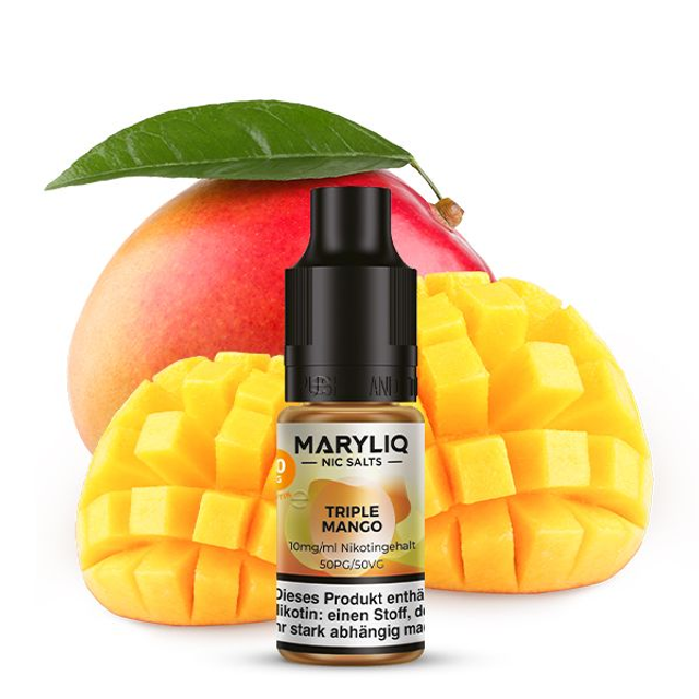 MARYLIQ Triple MangoNikotinsalz Liquid 10 ml