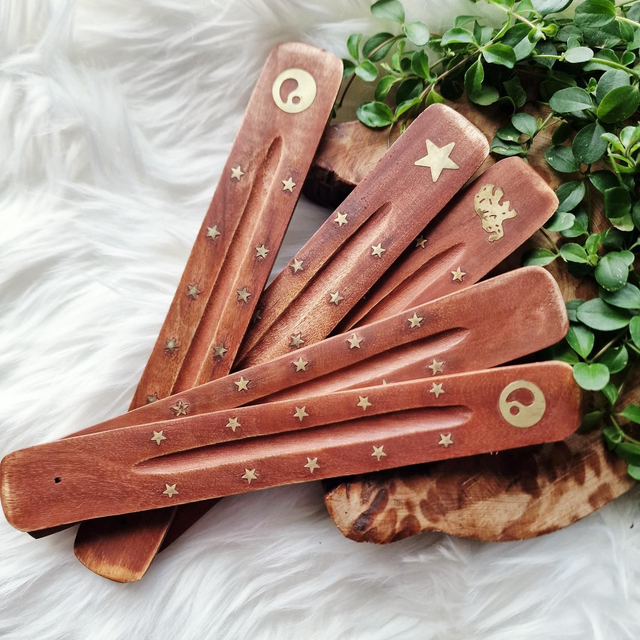 Wooden Incense Holder 