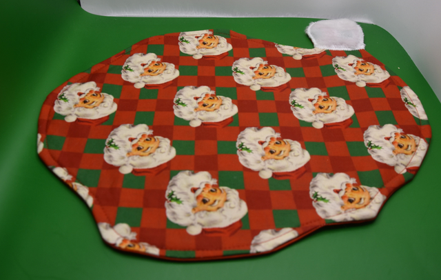 Set Weihnachtsmann Kopf mit Mütze