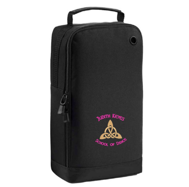 Personalised Irish Dancing Shoe Bag in Black 