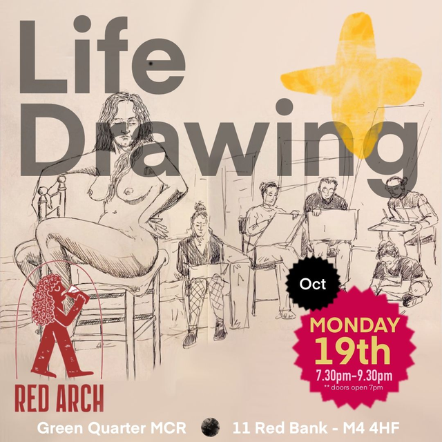 Life Drawing+ Monday 19th October