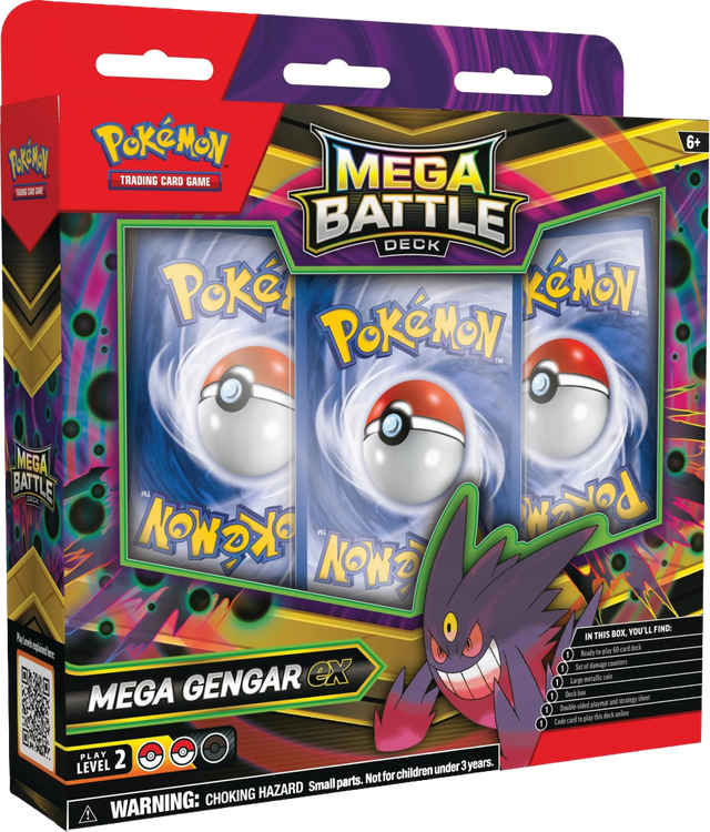 Mega Battle Deck MEGA GENGAR INGLÉS