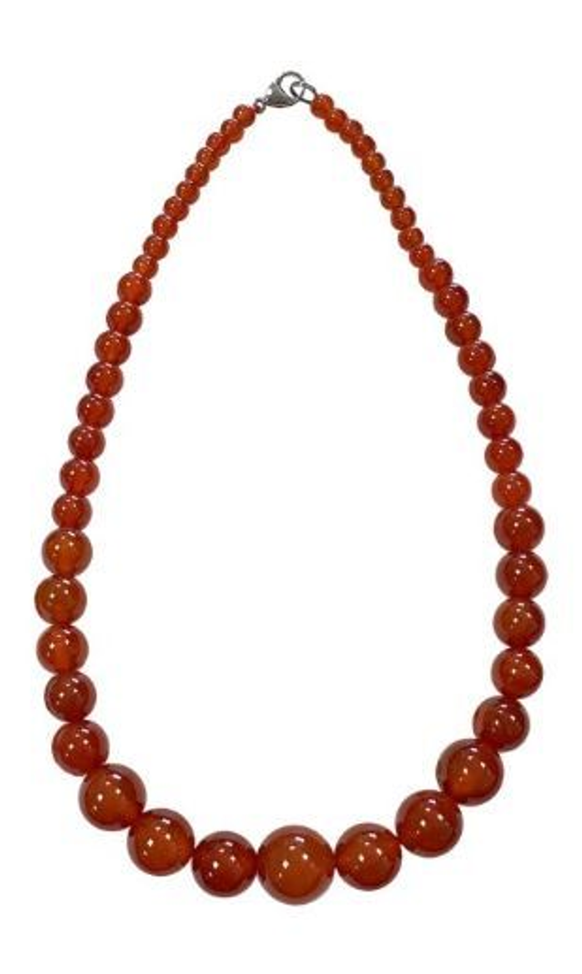 ♡ Collier Cornaline Rouge ♡ 