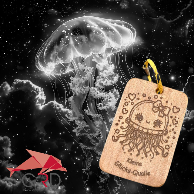 Kleine Glücks-Qualle (Schlüsselanhänger) 