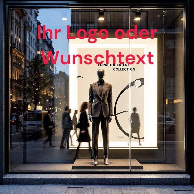 FensteraufkleberFolie Folie mit deinem Motiv personalisieren

