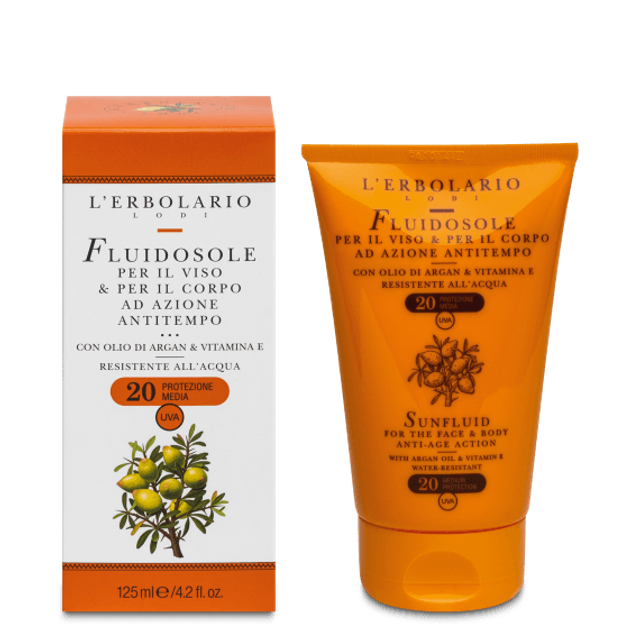 FluidoSole Viso e Corpo Anti-tempo SPF 20