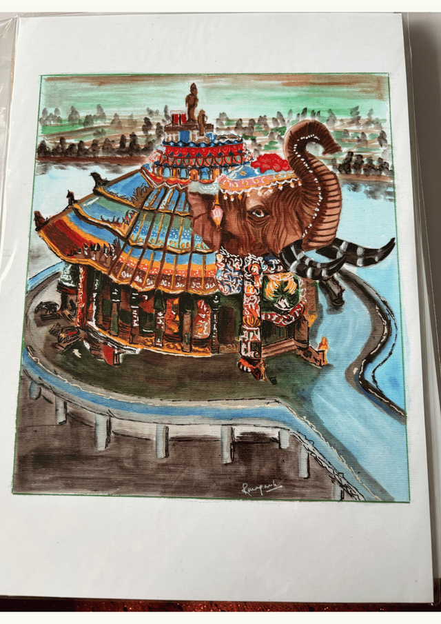 Wat Ban Rai (Thailand) - A4 print