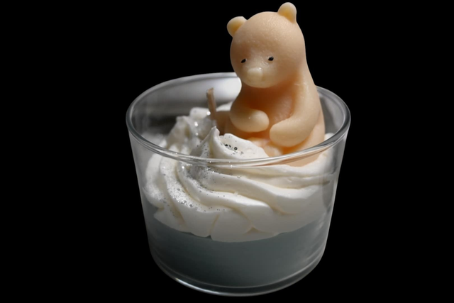 đŻïž Bougie Ourson Polaire sur la Banquise â Parfum Sapin de NoĂ«l