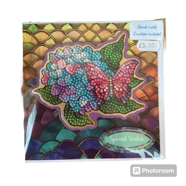 Flowers StainGlass Occasion Card