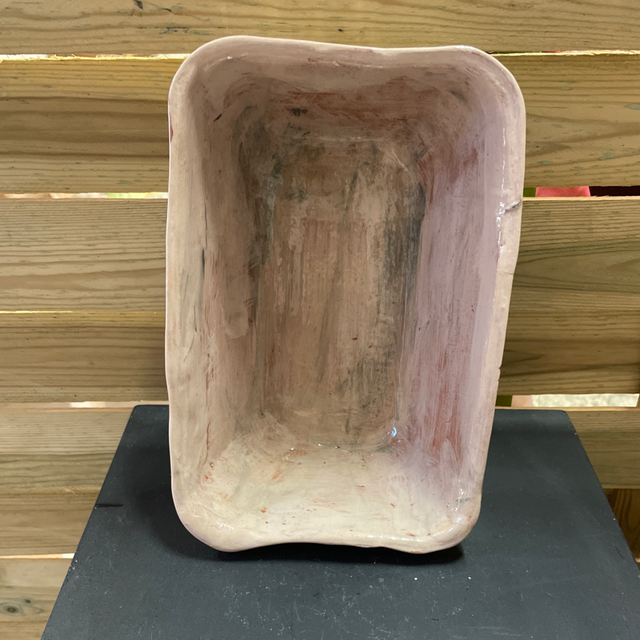 Plat Blanche rectangle oublié 