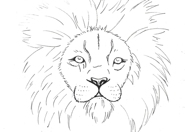 Carte &quot;Finis Moi!&quot; - Le Lion - 10x14 cm 