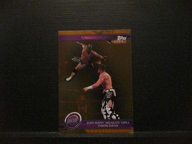 Buddy Murphy And Kalisto Earn A Standing Ovation - Brown Champions Original Trading Card #53
