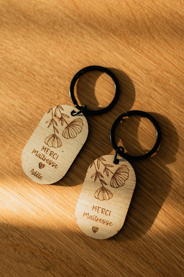 Porte-clés - &quot;Merci Maîtresse&quot;