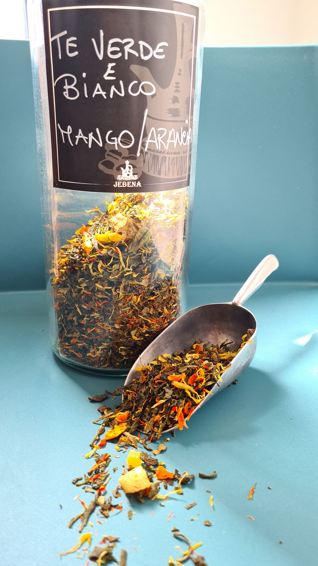 Tè Verde e Bianco Mango e arancia