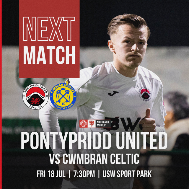 NATHANIEL MG CUP: Pontypridd United vs Cwmbran Celtic