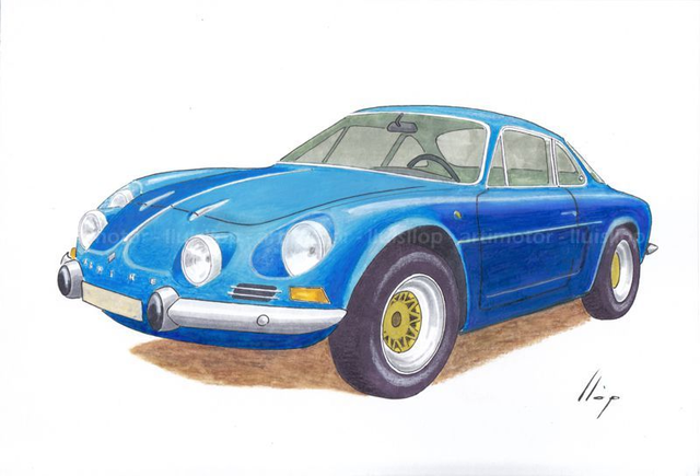 Artimotor onpaper CLASSICS 21x30 - Renault Alpine A110