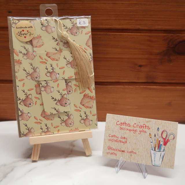 Christmas Bookmark Greeting Card