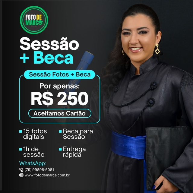 Sessão de Fotos Formatura em Estúdio 