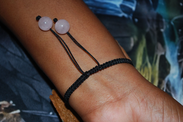 Bracelet quartz rose