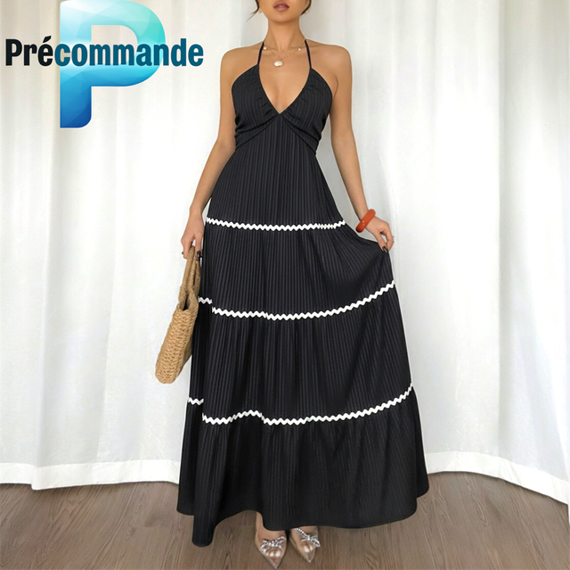 Robe LÉANA Noir | PRÉCOMMANDE 