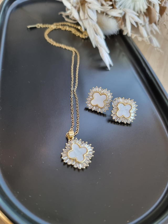 Schmuckset SPARKLY CLOVER