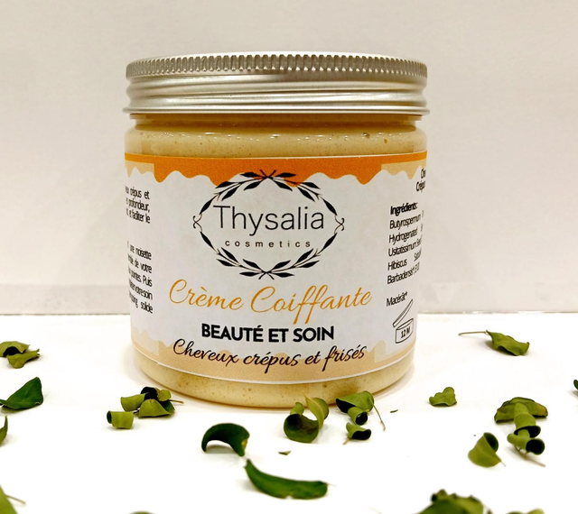 Cheveux crépus et frisés (crème coiffante)