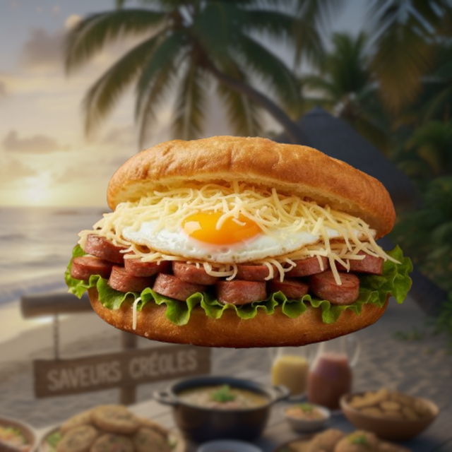 Bokit B3 : Œuf, Saucisse de Volaille, Fromage