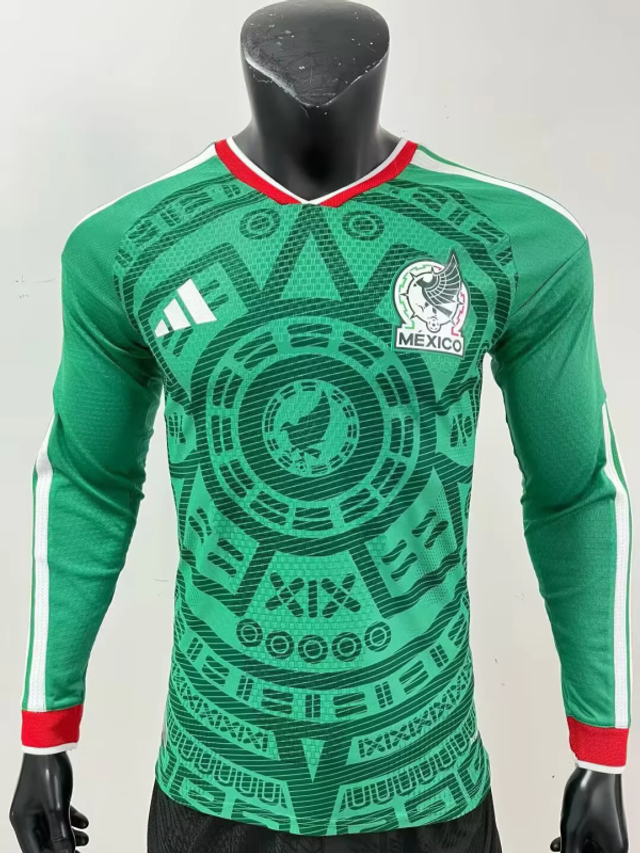 Camiseta de la selección mexicana 2026, manga larga