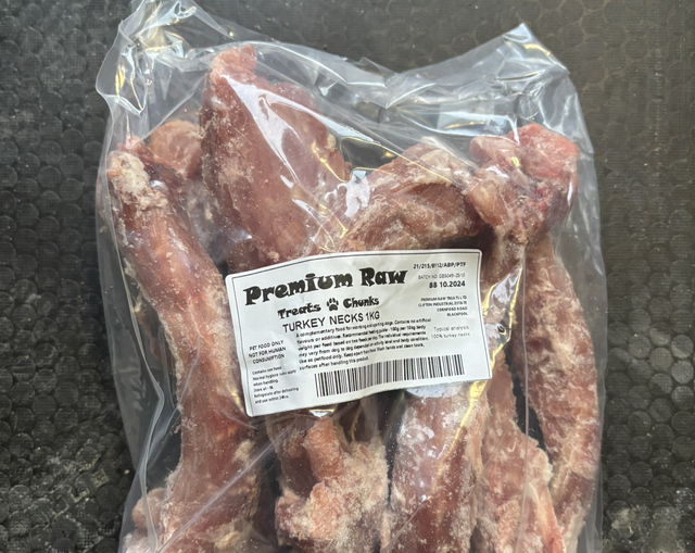 RAW - Turkey Necks 1kg