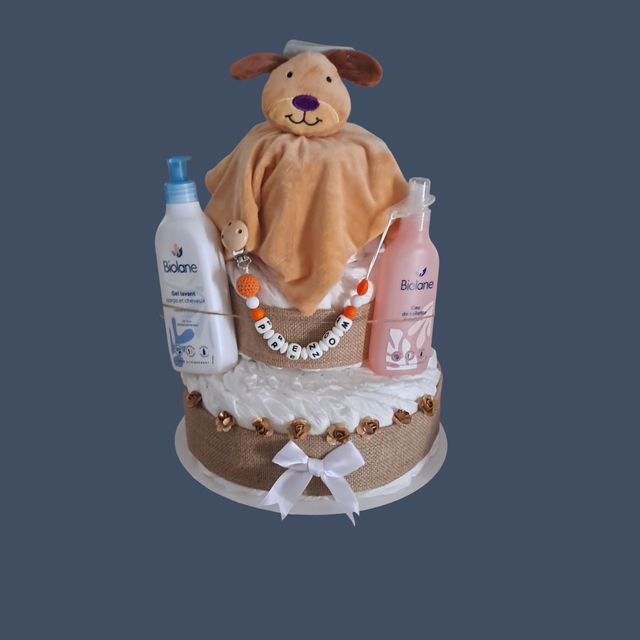 Gâteau de Couches &quot;Cocon de Soins&quot;