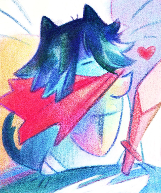 Chat Patate - Deltarune - Kris