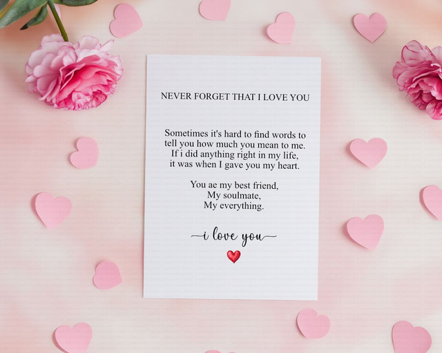 Love Poem Valentine's Card
