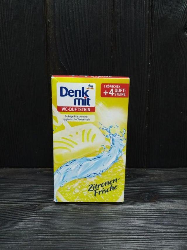 Denkmit WC-Duftstein Zitronen-Frische, 4 St