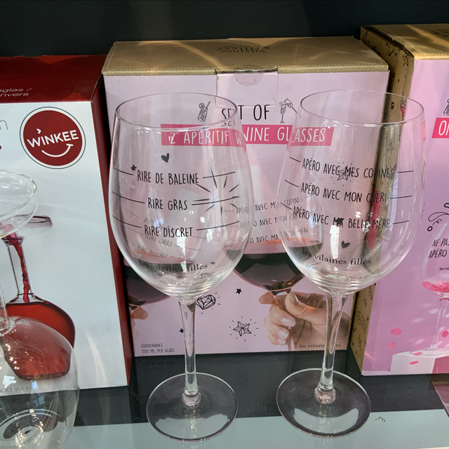 2 verres à vin apéro humour