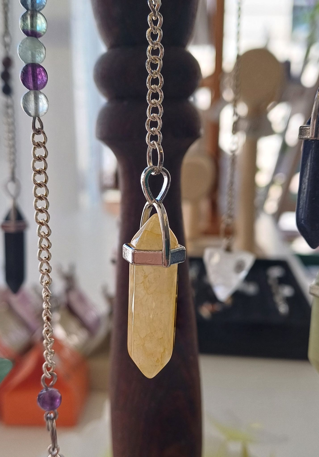 Golden Healer with Citrine Pendulum