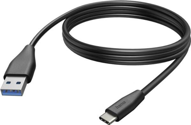 Hama USB 201597 USB-Kabel, USB-A - USB-C, 3 m Schwarz