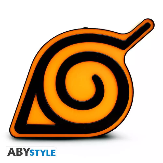 Simbolo di Konoha -ABYstyle- Naruto Shippuden - Lampada LED 💡🍥