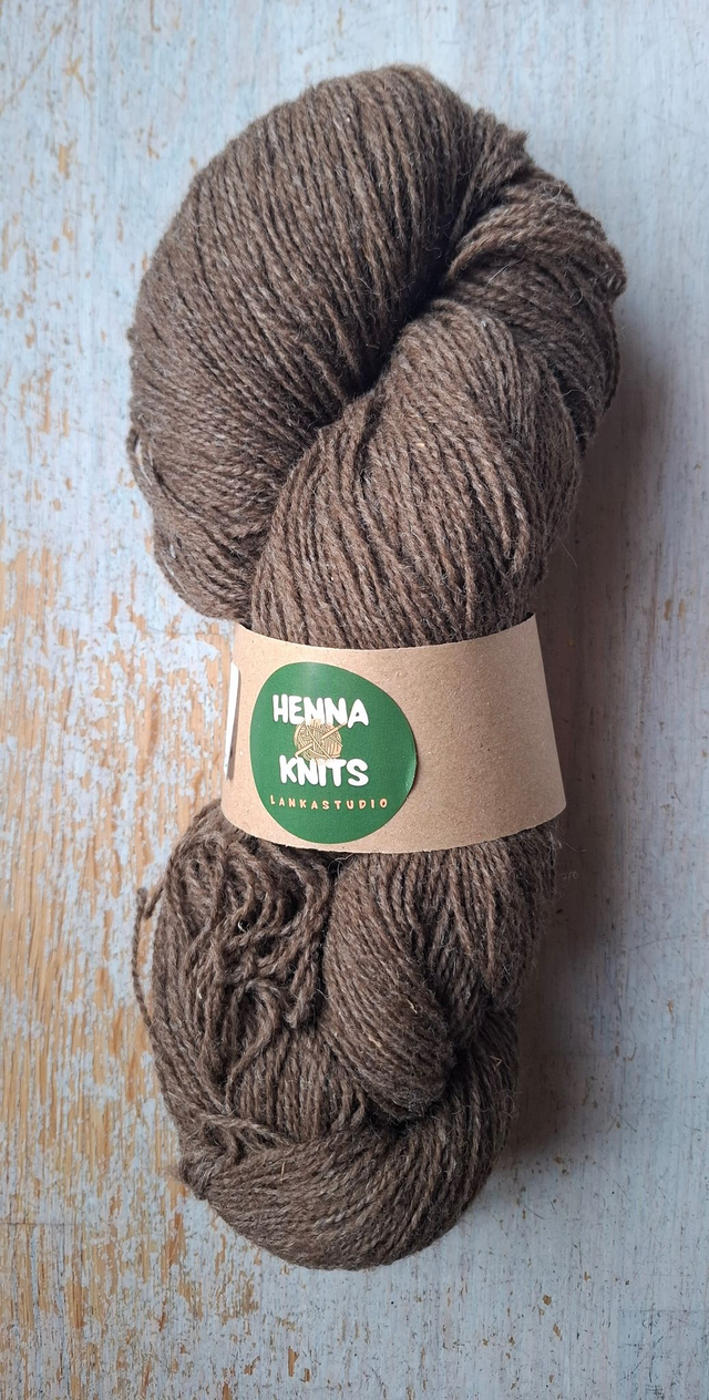 Tyyni-Sport Luonnon ruskea | Suomenlampaanvillalanka