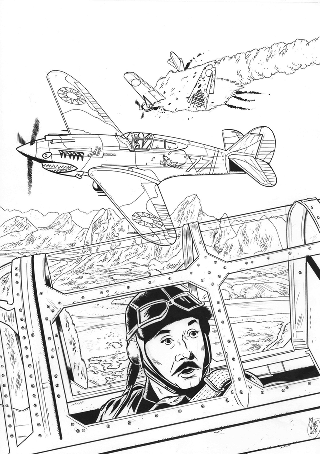 MYSTERES en BIRMANIE (Titage de tête noir et blanc)