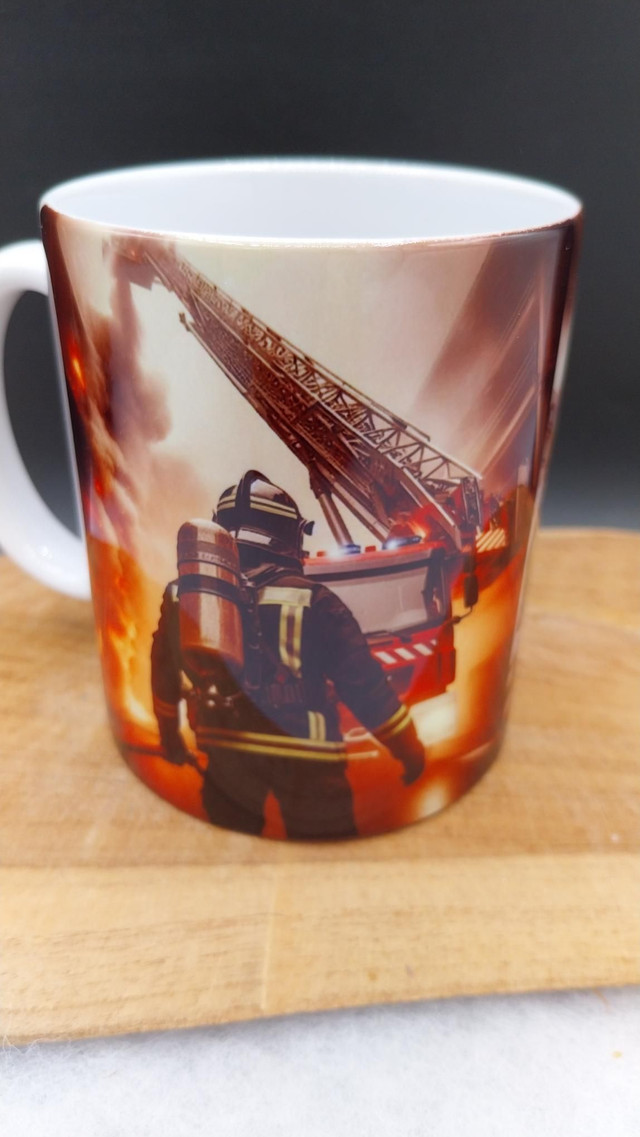 Mug  pompier échelle 